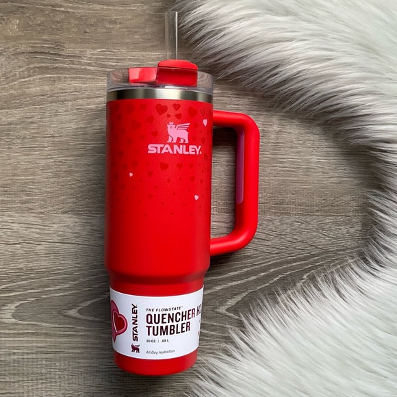 💞STANLEY 30oz Valentine’s Day Tumbler Ruby Hearts Limited Edition - Picture 2 of 6